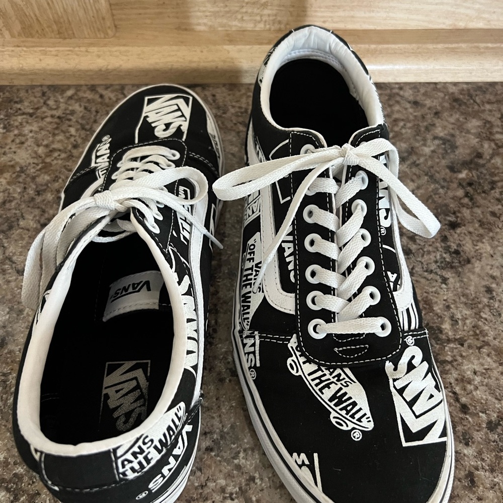 Vans graffiti lace up sneakers